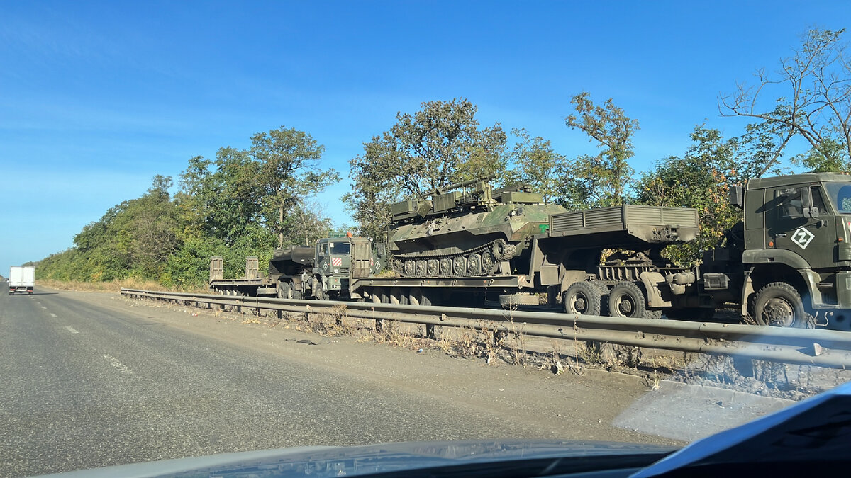 Обычная картина возле фронта