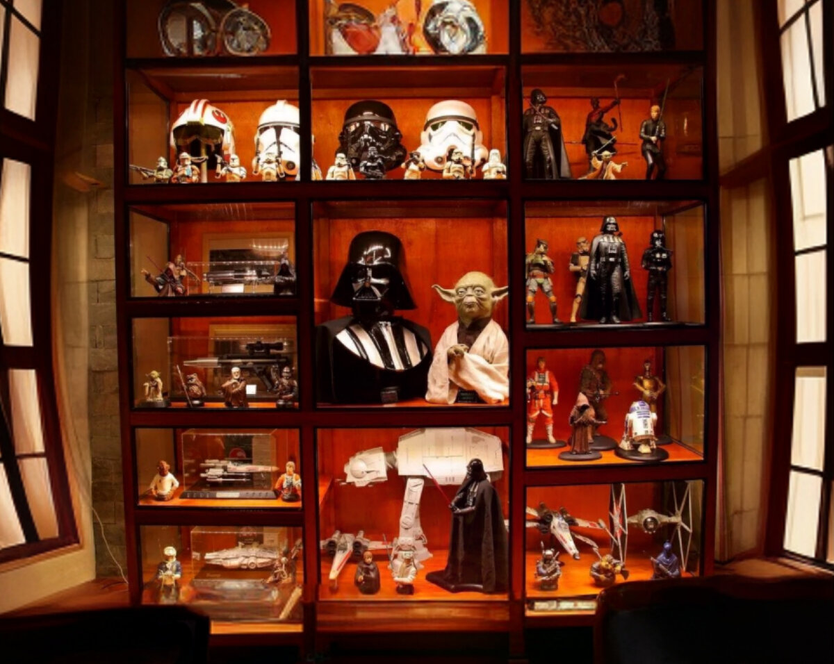 Коллекция Вани до прихода племянницы