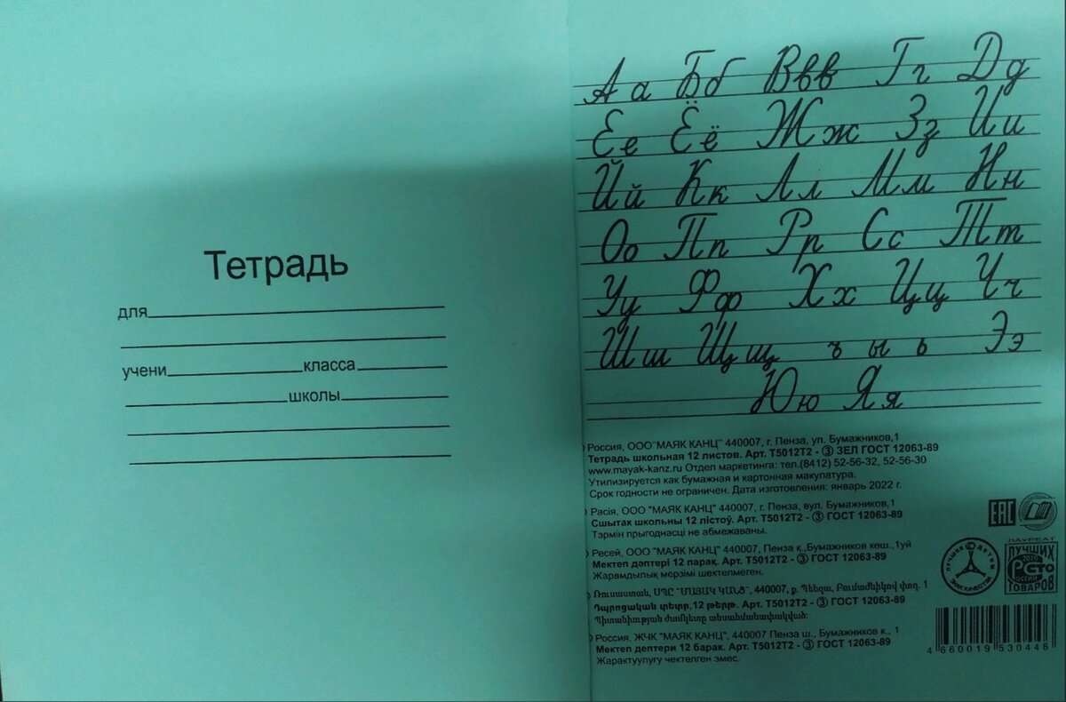 Зелёная тетрадь, со скучной обложкой, как она может быть интересной ребёнку?