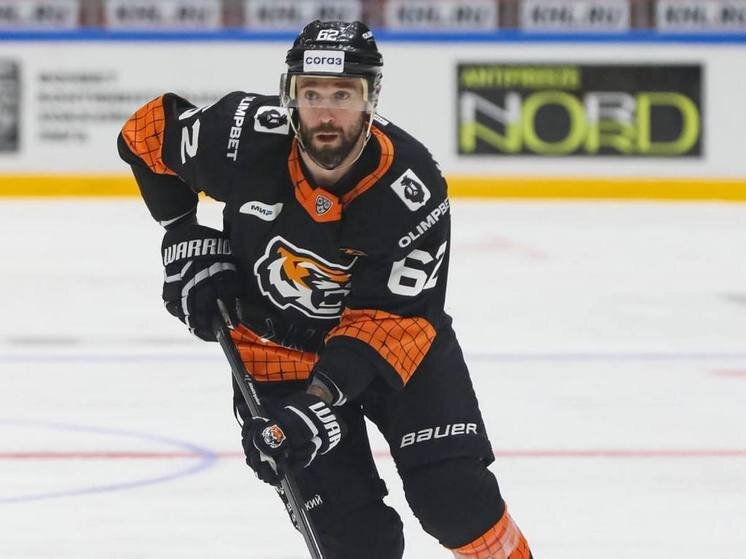     Петр Хохряков, нападающий хабаровского «Амура», выбыл минимум на месяц. Фото: ХК «Амур»