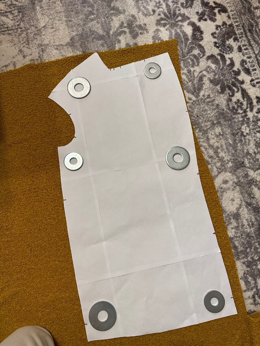 Кроила вчера пальто