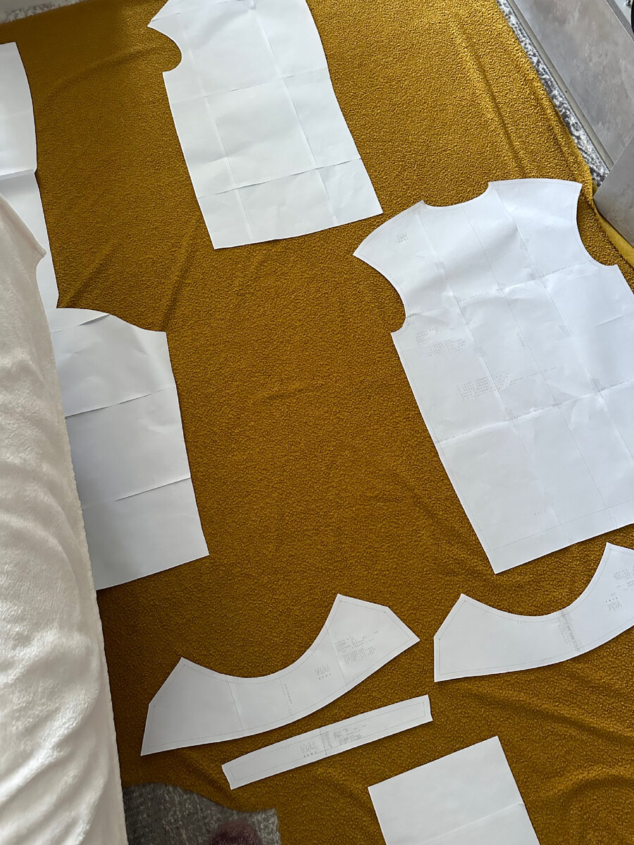 Как раз уложилась по ткани