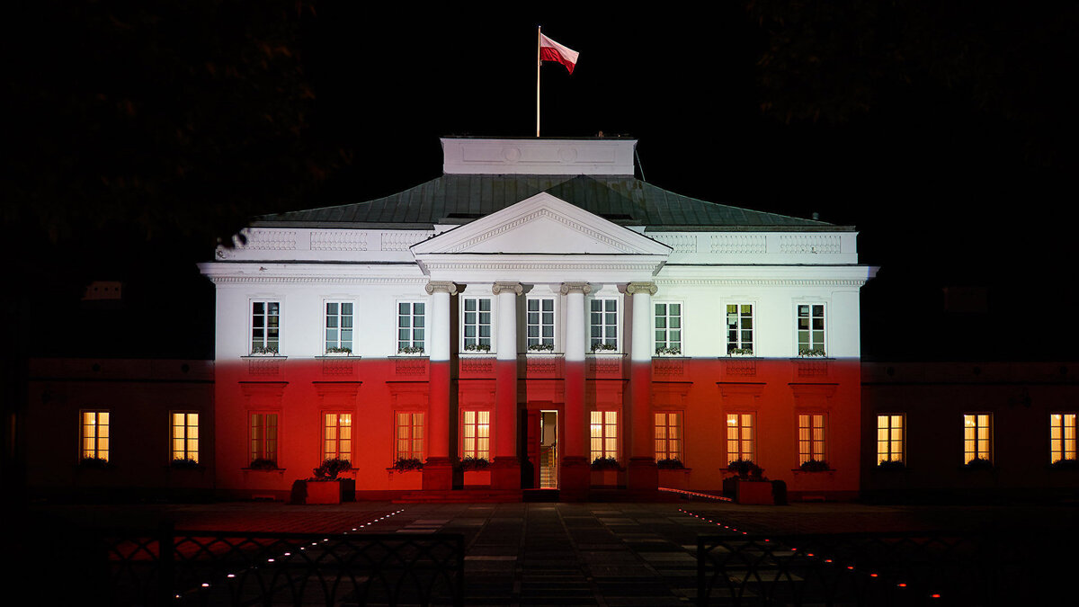    Дворец Бельведер в Варшаве, Польша© CC BY 2.0 / Radek Kucharski