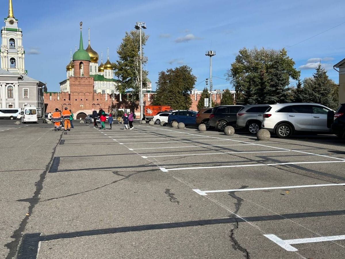 В Туле готовят временную парковку на площади Ленина | «Тульские новости» |  Дзен