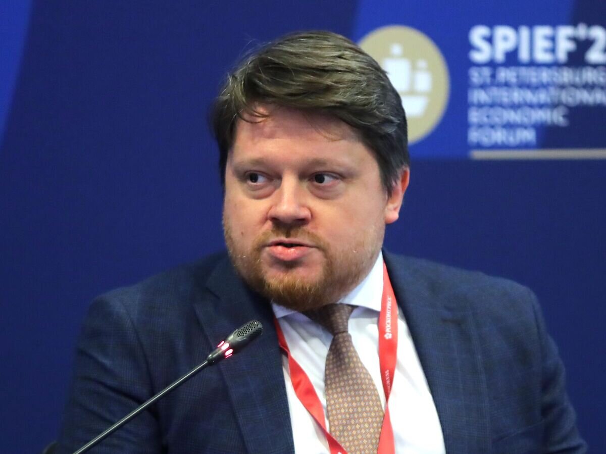    Заместитель Министра экономического развития Российской Федерации Дмитрий Вахруков на ПМЭФ-2023© Фотохост-агентство РИА Новости