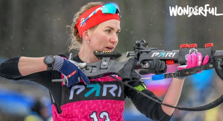 Лучшая биатлонистка России Виктория     Сливко 👍