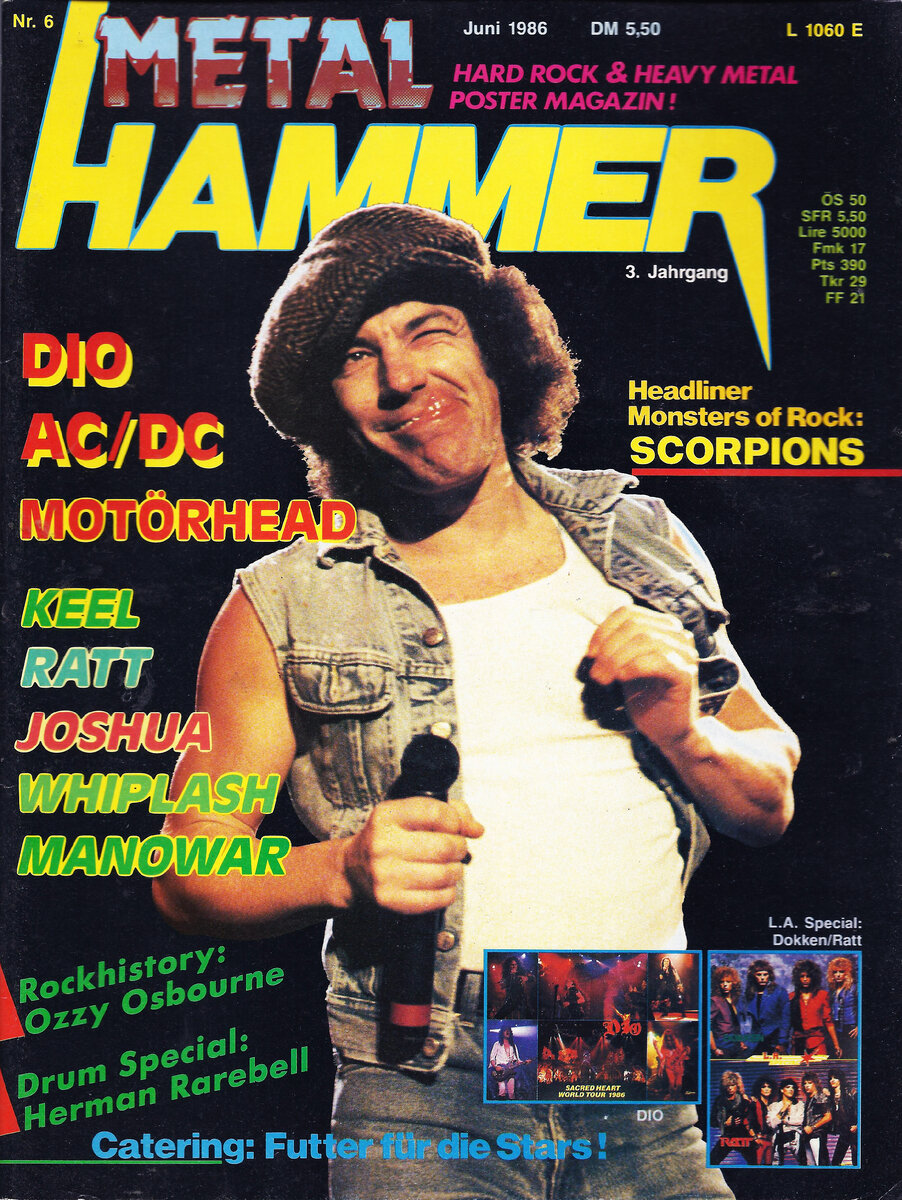 Обложка журнала Metal Hammer