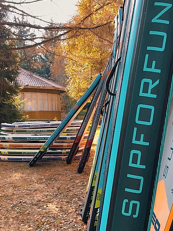 Сапборды Supforfun Neo и Supforfun V-Art с прогулочных локаций готовим к зимнему хранению