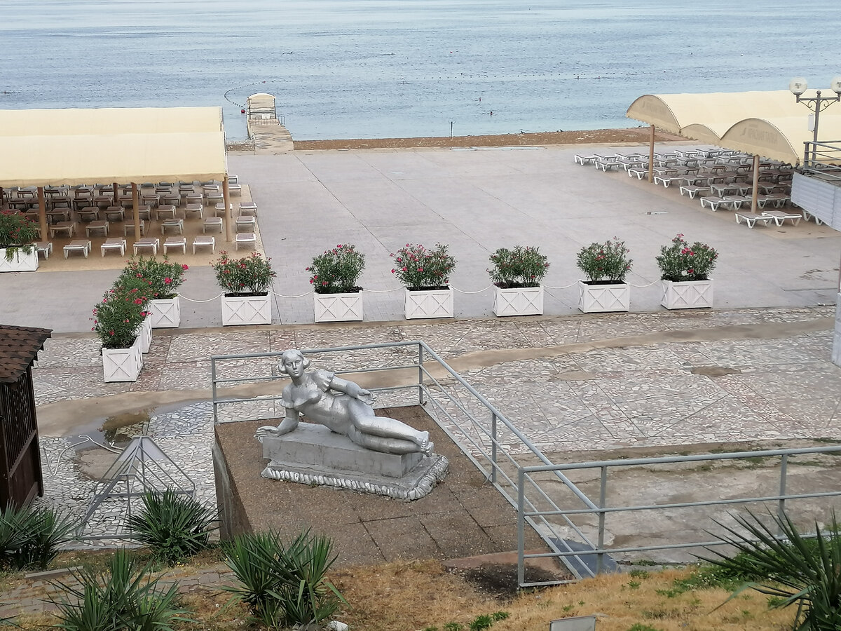 Пляж санатория "Красная Талка".