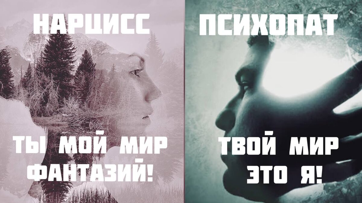 фантазии нарцисса и психопата