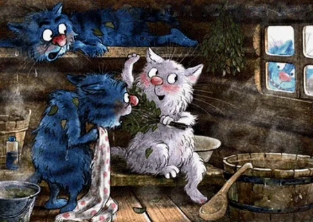 очаровательные коты Рины Зенюк