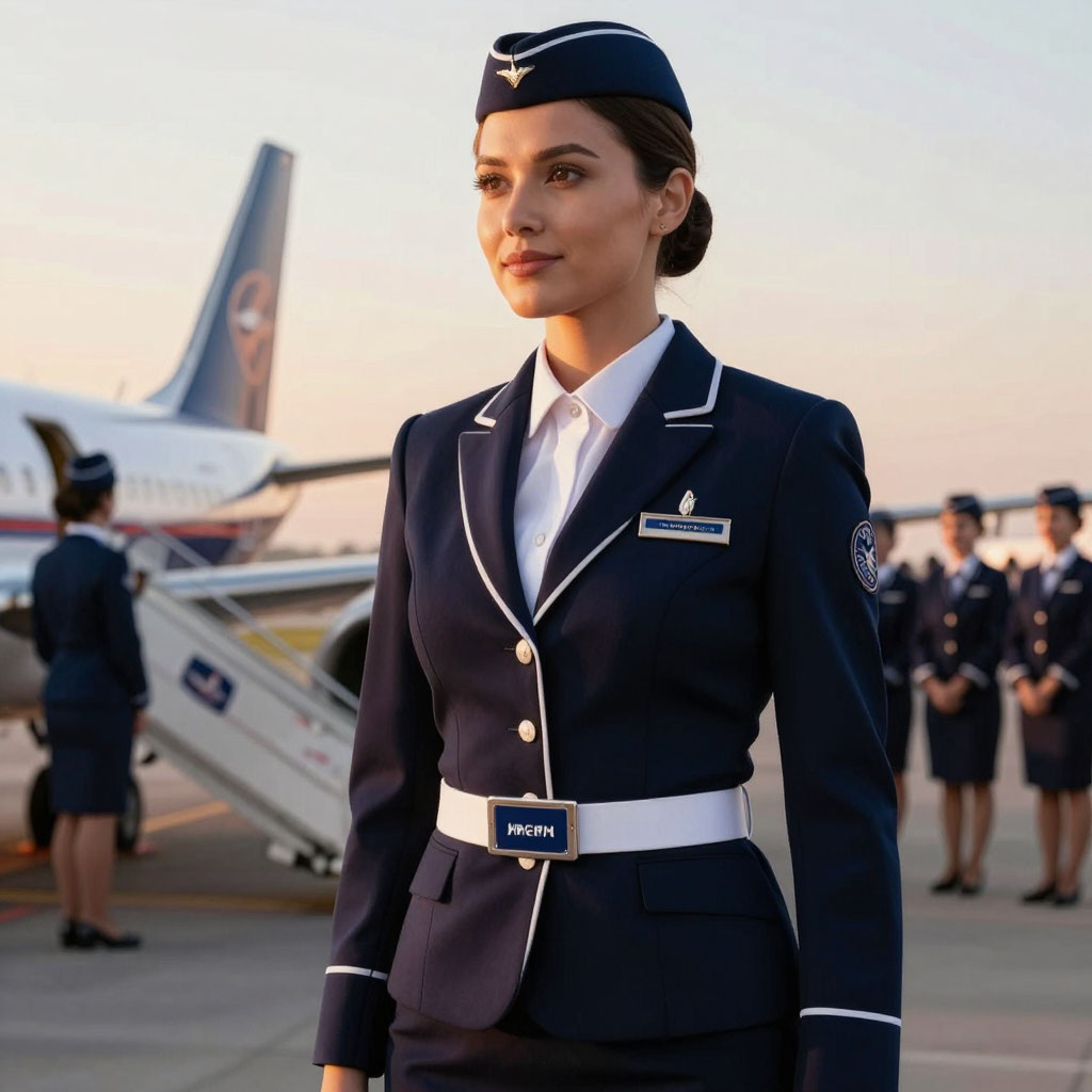 Стюардессы. Создано ИИ