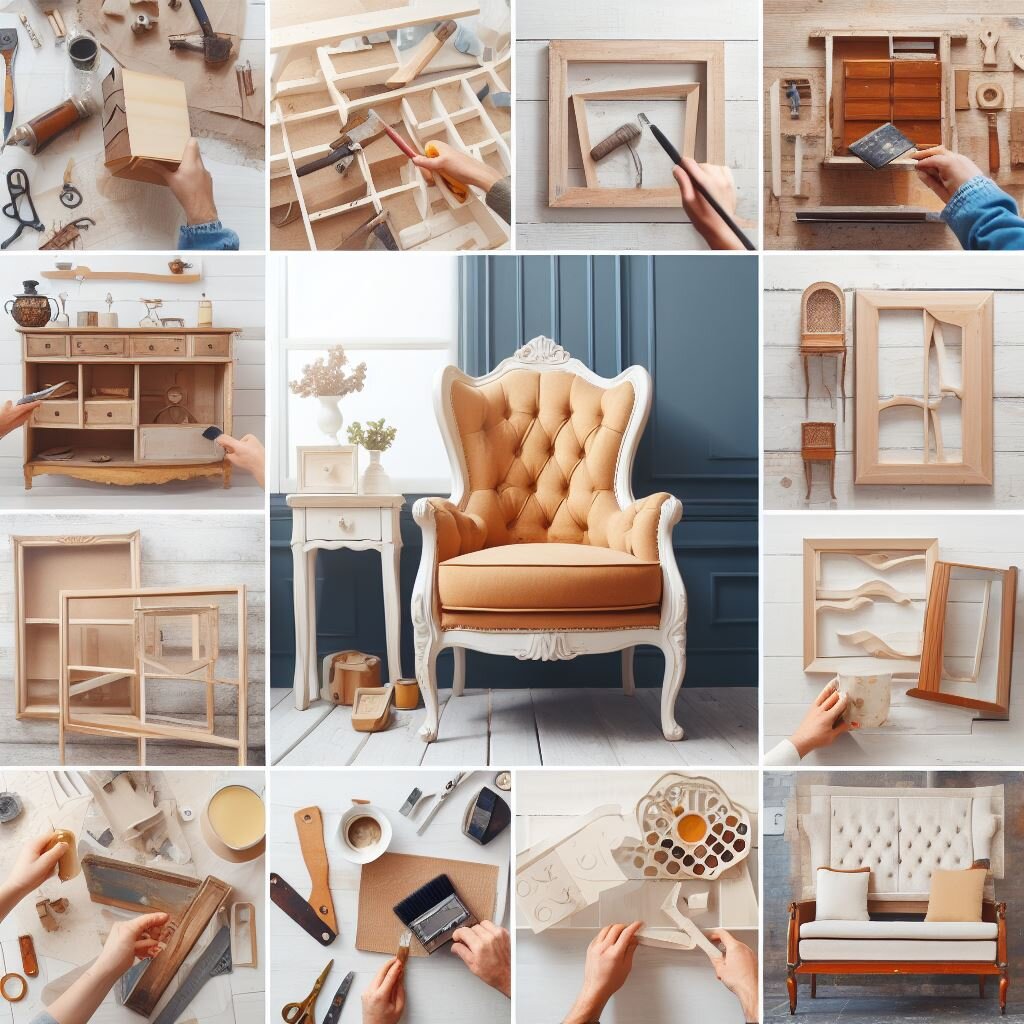 Легко обновить старую мебель! 50 идей, которые вам помогут