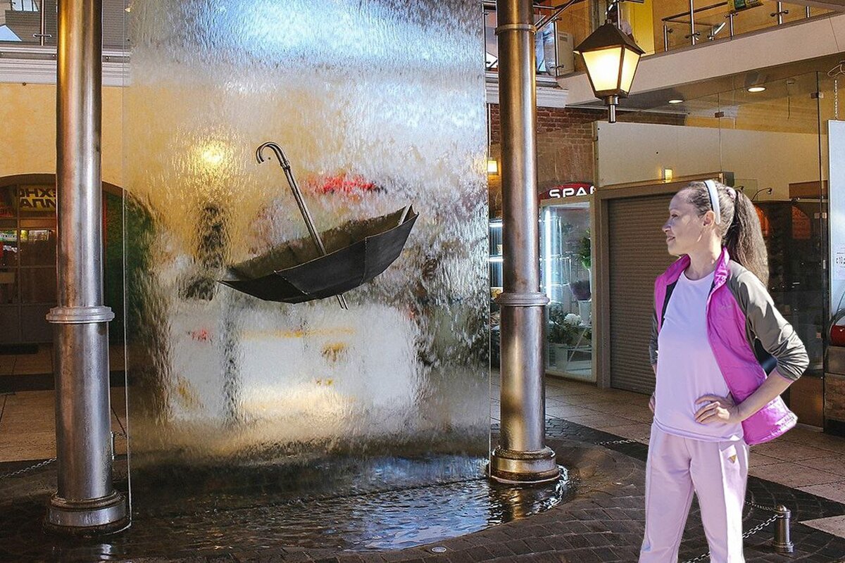 Необычный фонтан) Мне нравится) А вам?