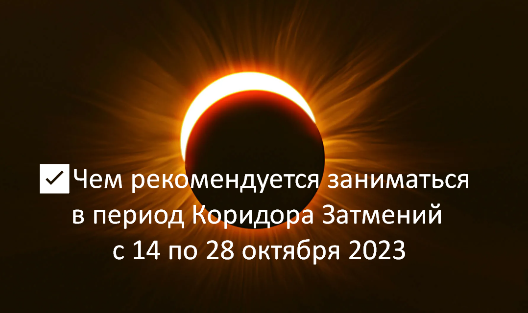 Коридор затмений в 2022 году периоды