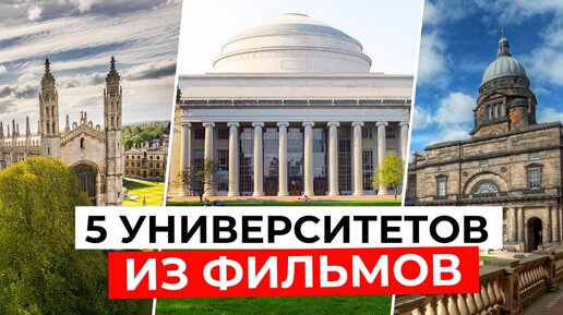 5 УНИВЕРСИТЕТОВ, которые СТАЛИ ЗВЕЗДАМИ ваших любимых фильмов!