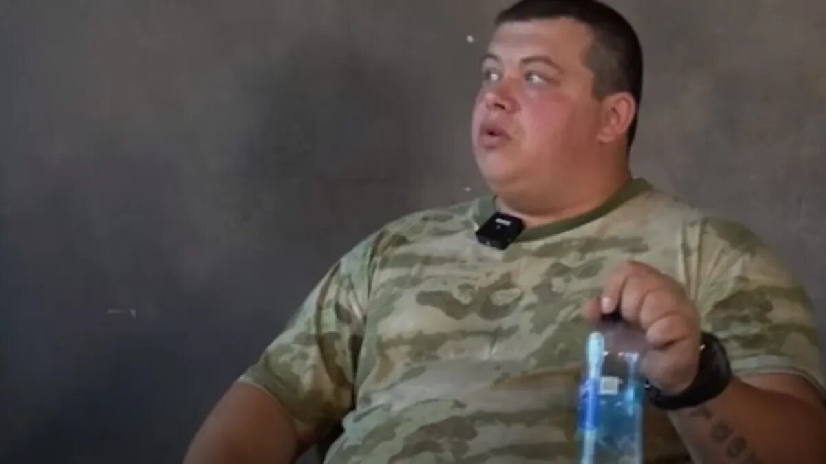 Командир отделения Виктор с позывным «Винт». Фото: Кадр из видео