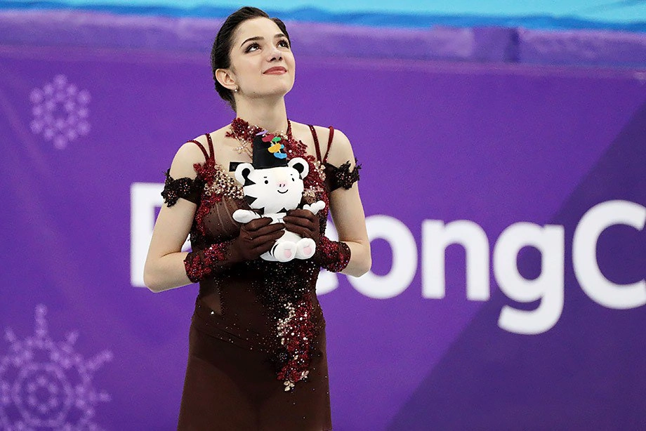 Олимпийские игры 2018 года. Цветочная церемония. Фото из открытых источников.