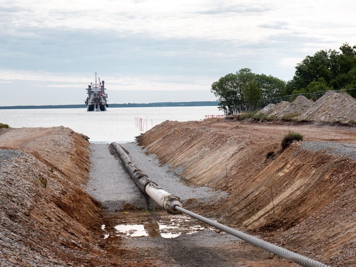 Участок газопровода Balticconnector© Фото : Elering AS