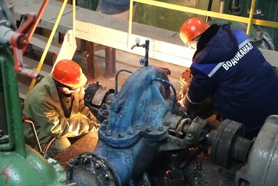    Сотрудник "Водоканала" © Пресс-служба Министерства жилищно-коммунального хозяйства Московской области