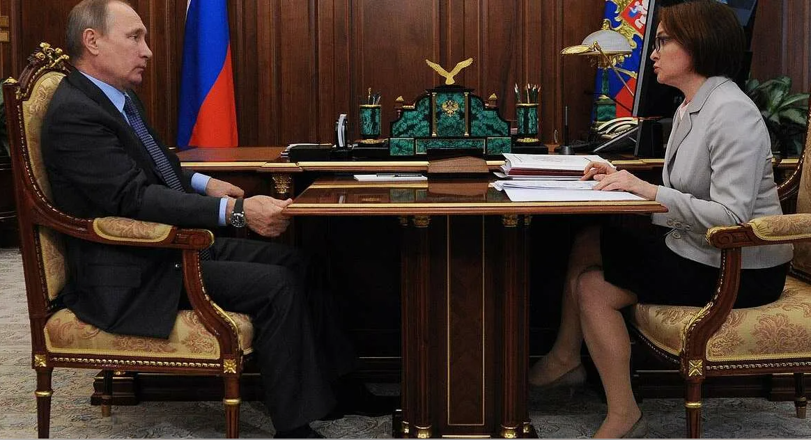 В.В.Путин и Э.С.Набиуллина 