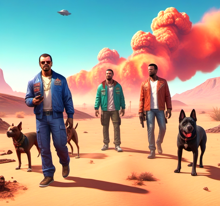 Космические собаки борются за свою шерсть в мире зависимости