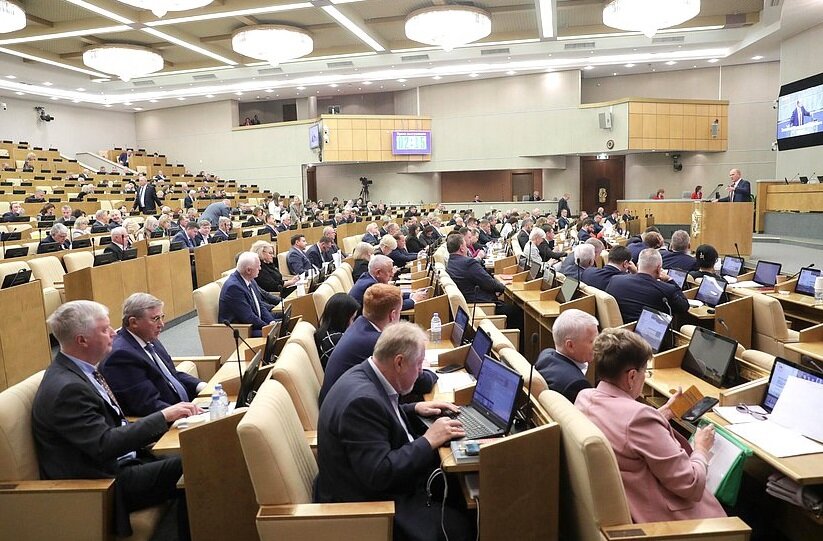 Пленарное заседание ГД РФ. Фото: пресс-служба Госдумы