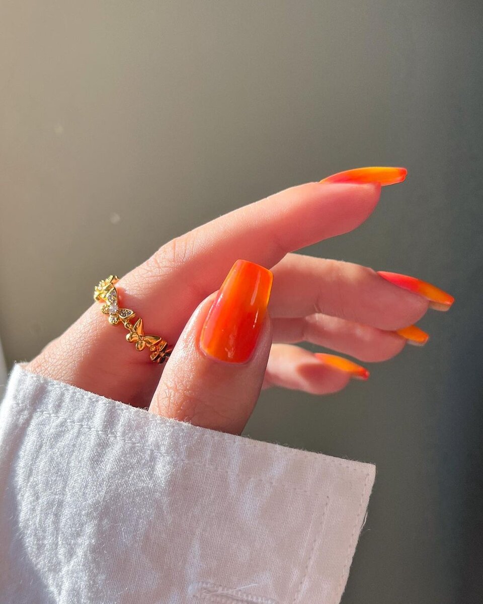 Маникюр на короткие ногти 2025 - модные идеи и новинки Fall gel nails, Cute nail