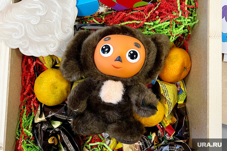    Бойцы считают Чебурашку своим оберегом