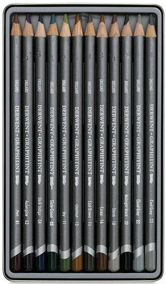 Цветные графитные карандаши DERVENT GRAFITINT