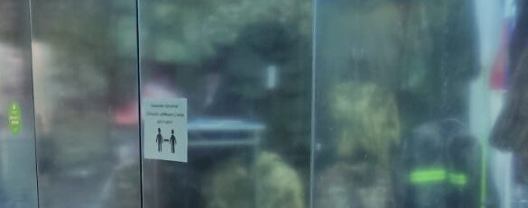 Призыв соблюдать дистанцию 1,5 метра