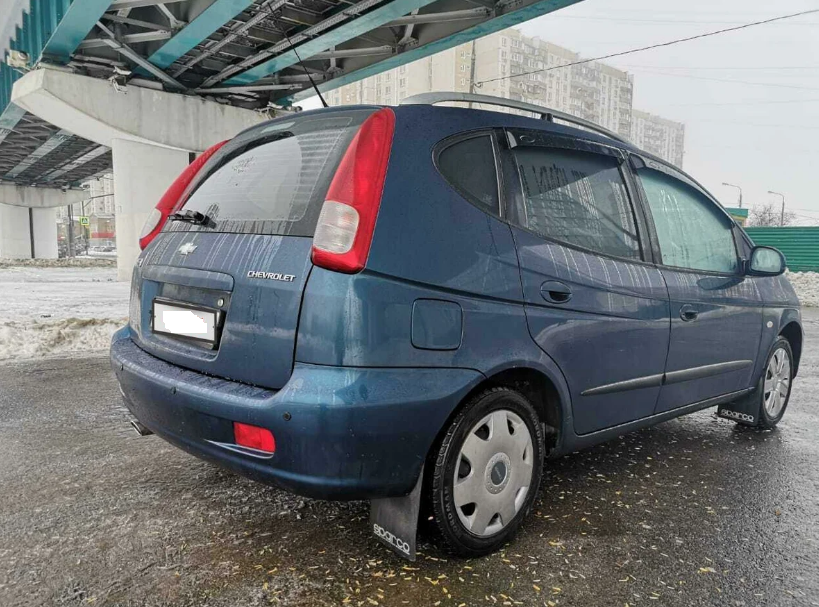 Chevrolet Rezzo 2007 синяя