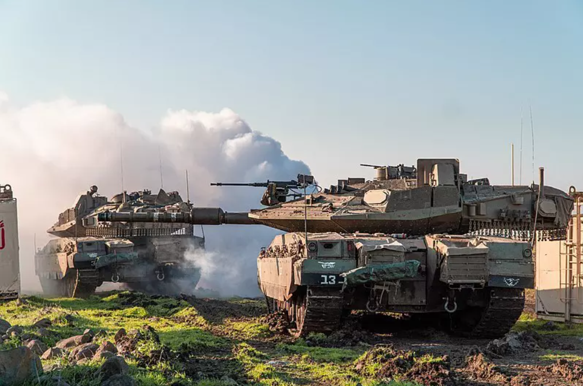 Меркава IV одной из танковых бригад Цахала