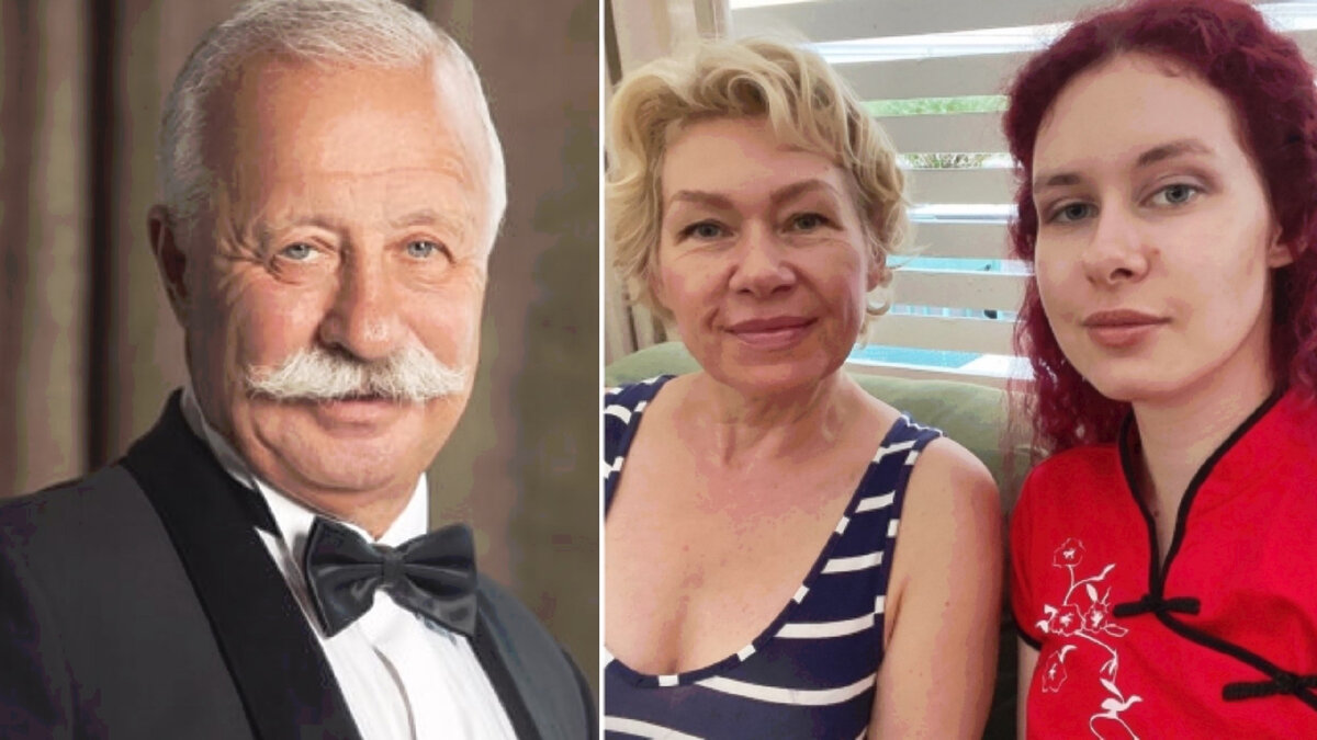 Леонид Якубович, его жена Марина и дочь Варвара, которая выставила снимок с матерью в своих соц.сетях совсем недавно 