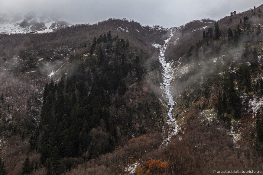 Домбай в ноябре фото