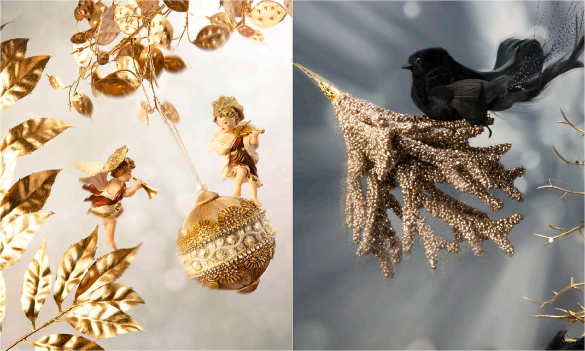 Слева - украшения из коллекции Religious, справа - из коллекции Coral Moon. Фото из фантазийного лукбука Goodwill 2023