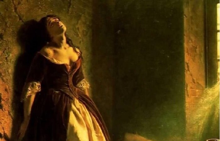 Знаменитая картина Константина Флавицкого "Княжна Тараканова". Изображение из открытого источника Яндекс.