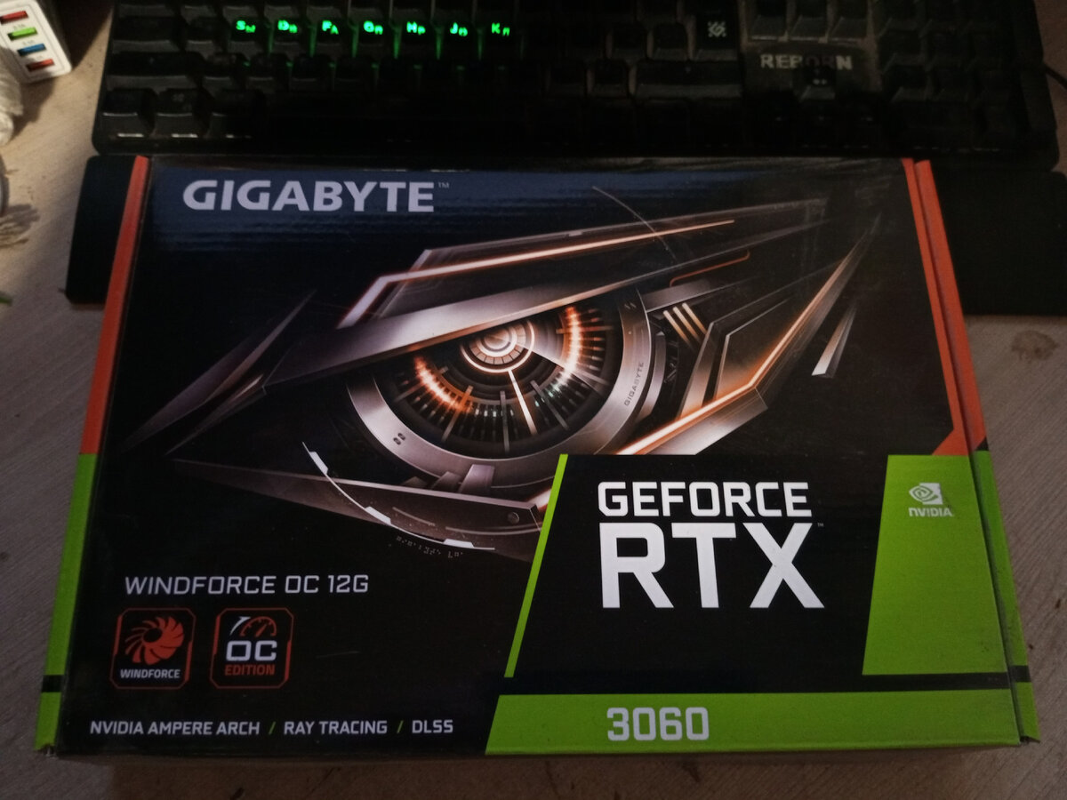 Видеокарта RTX 3060 12Гб