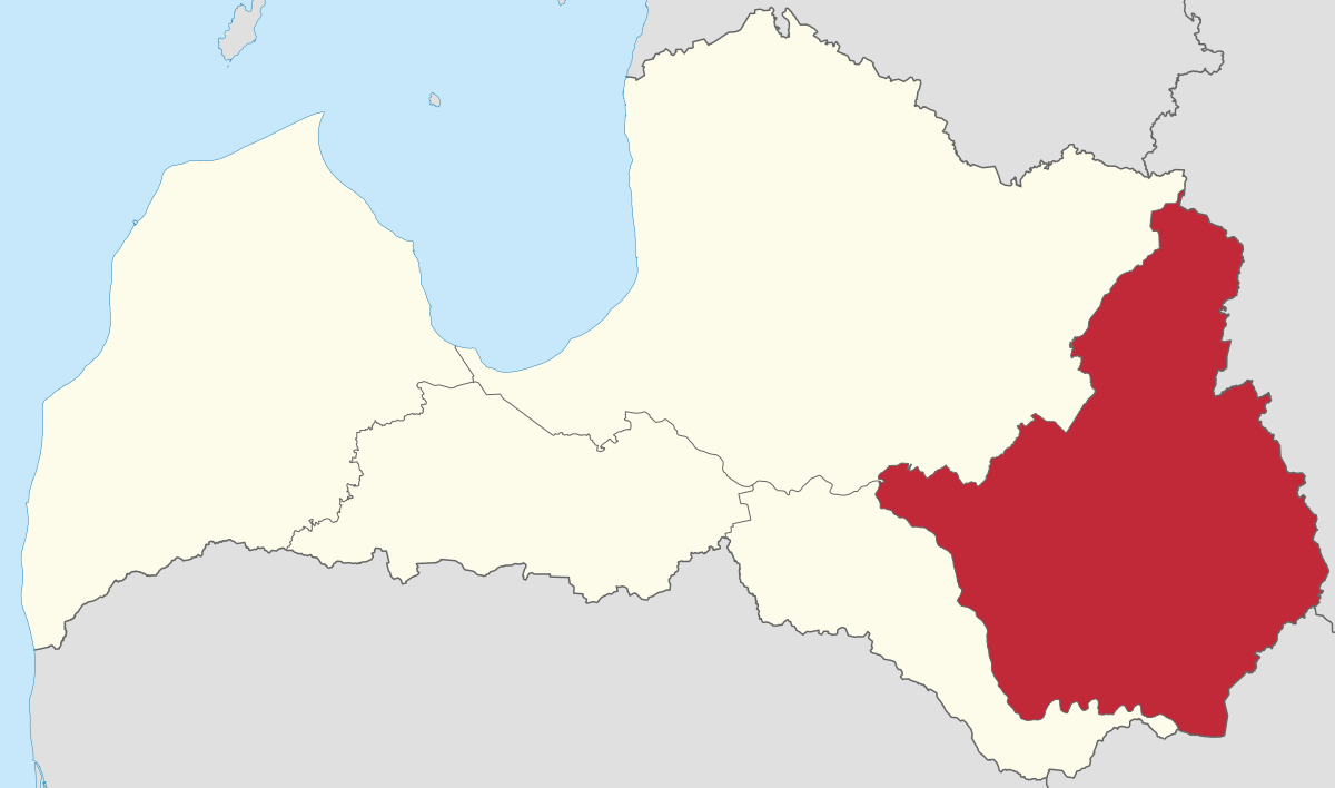 Карта Латвии.