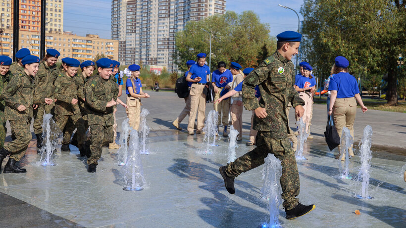    Сухой фонтан в парке в центре Реутова после благоустройства © Пресс-служба администрации г.о. Реутов