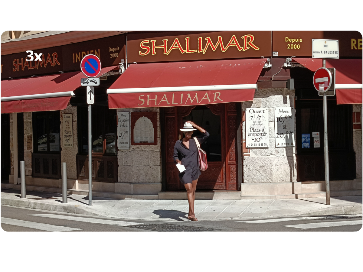 Так выглядит снимок при 3х-кратном увеличении