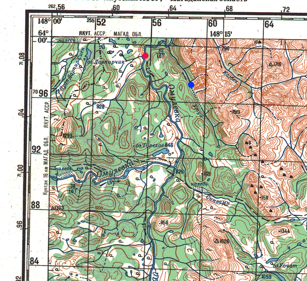 географические координаты магадан