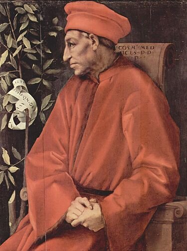 Козимо Медичи Старый (27 сентября 1389, Флоренция — 1 августа 1464, Платоновская академия в Кареджи) — итальянский политик и банкир, сын Джованни де Медичи (1360—1429), основателя династии Медичи, активный флорентийский политический деятель, один из выдающихся государственных людей своего времени. Де-факто дож Флоренции в 1434—1464 годах, хотя формально он лишь два раза занимал пост гонфалоньера юстиции