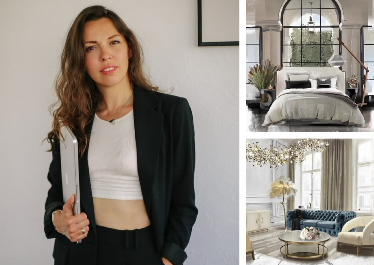 Юлия Бадьянова, дизайнер интерьера (Брайтон, Великобритания), выпускница Школы дизайна интерьера Катерины Дубровской