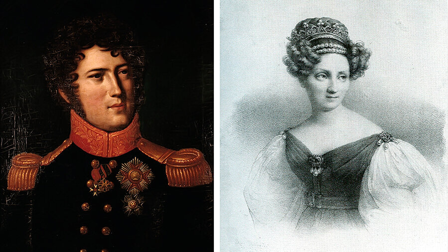 Карл Баденский и Стефания Богарнэ 