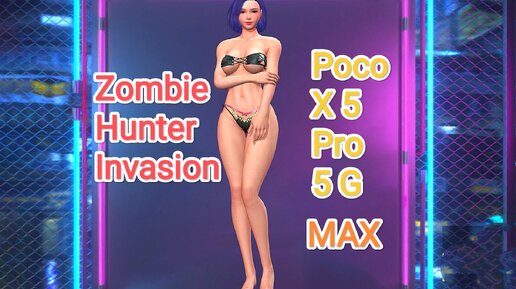 Zombie Hunter: Invasion v.1.0.1 - тест игры на Poco X 5 Pro 5 G