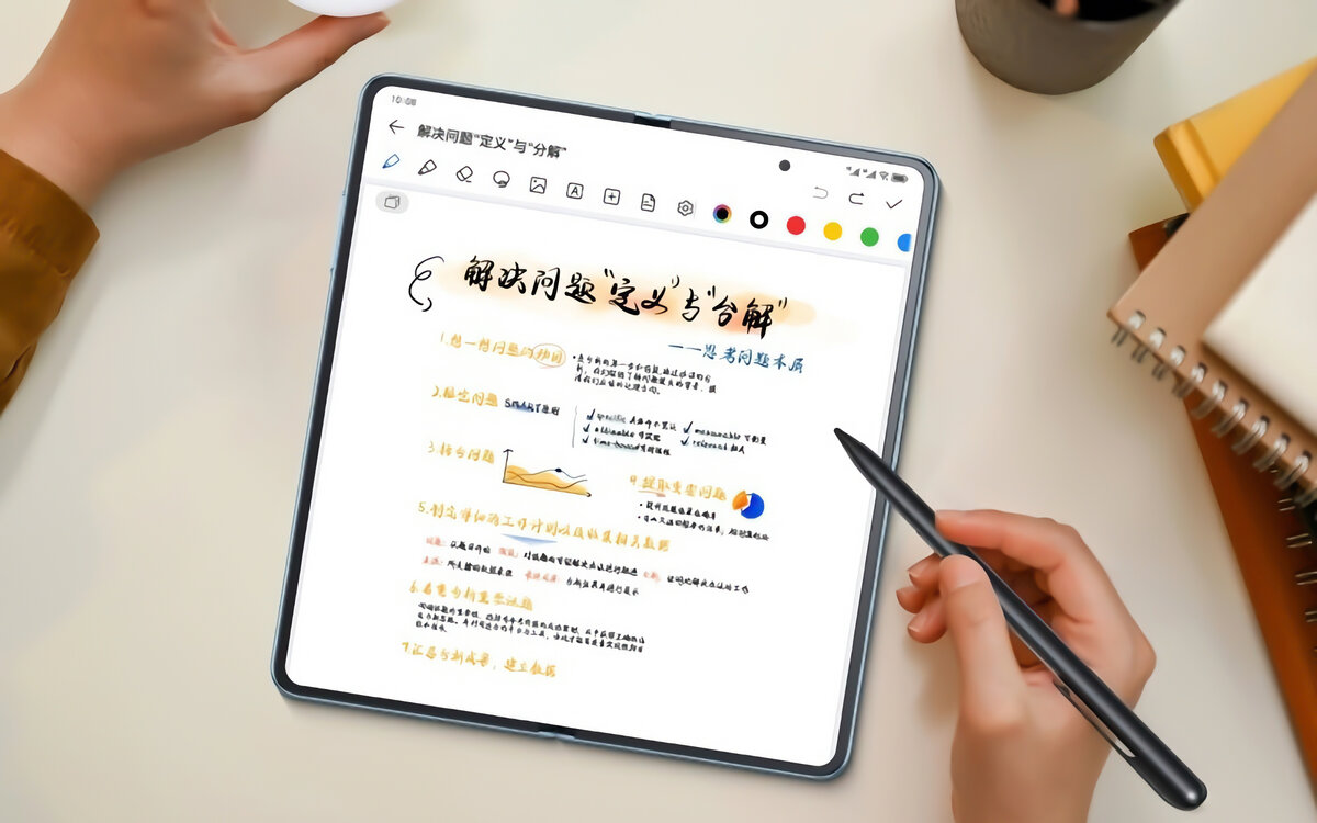 Оба экрана HONOR Magic Vs2 поддерживают стилус | Источник: HONOR
