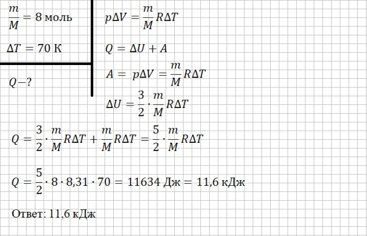 Решение и ответ