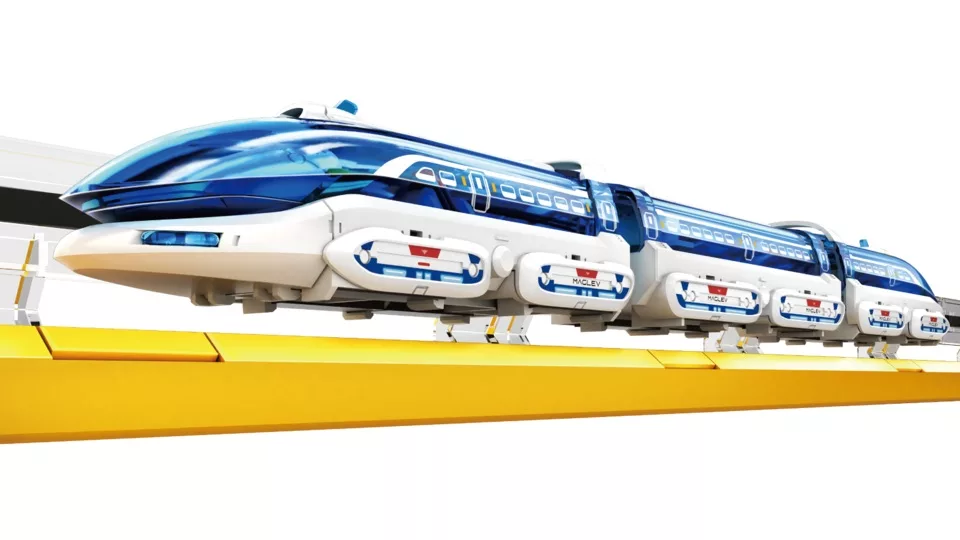 Левитирующий поезд "Маглев" 