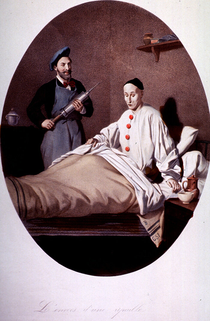 Это 19 век, но, скорее всего, некая сатира.